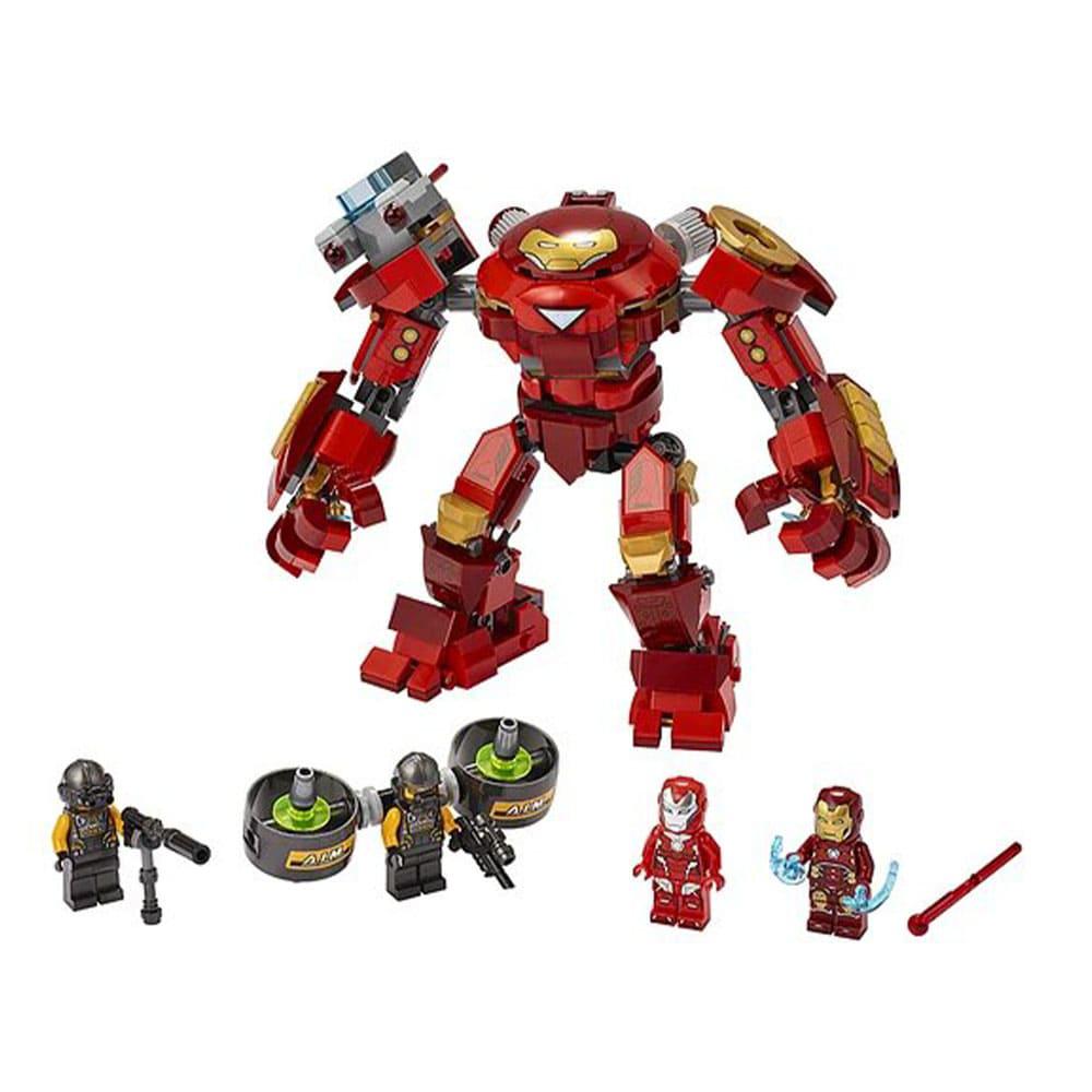 Bloques Lego de Iron Man Hulk Vs Agente Aim