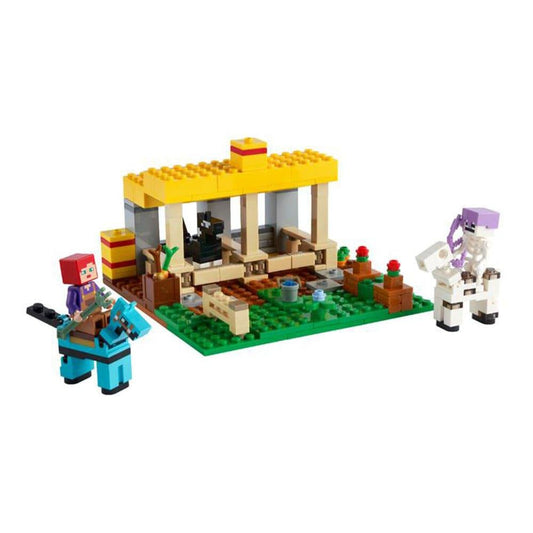 Bloques Lego Establo de Caballo Minecraft