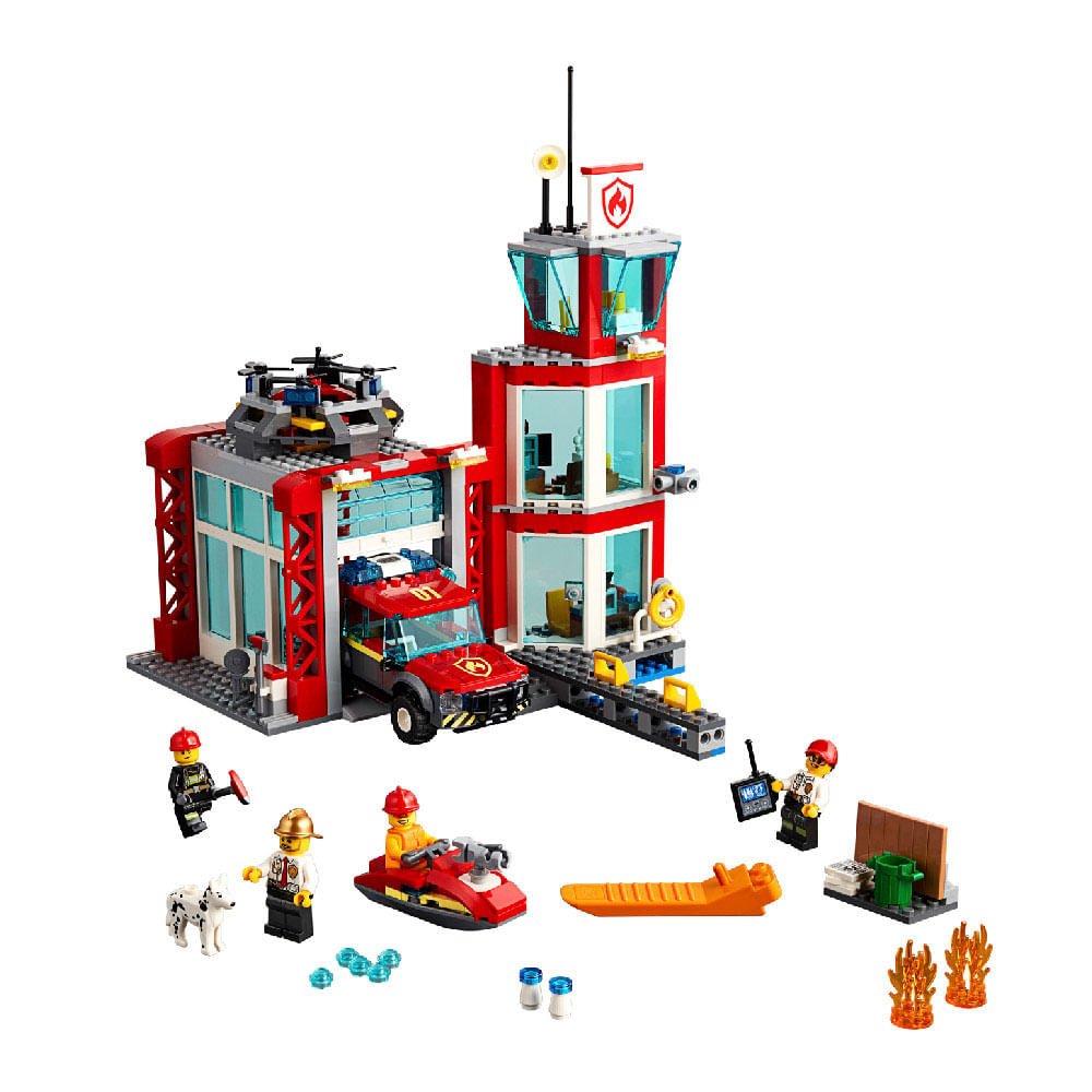 Bloques LEGO® Estacion De Bomberos