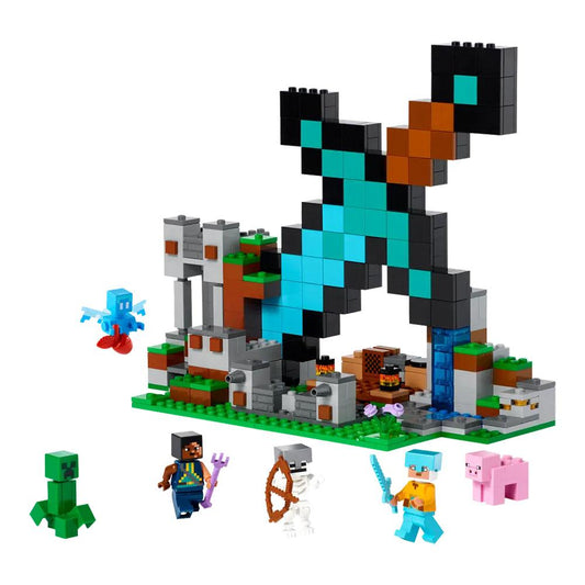Bloques Lego Minecraft el Puesto Avanzado de la Espada