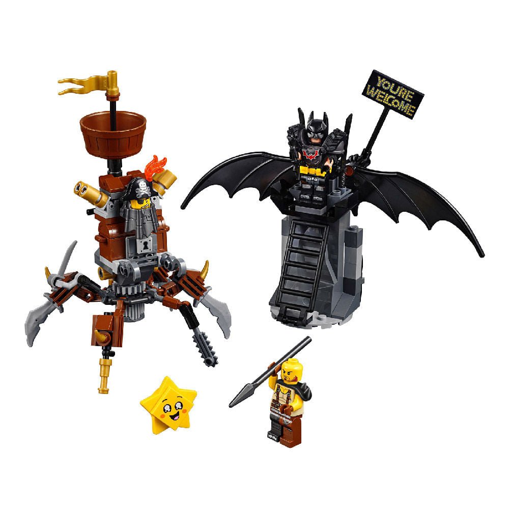 Bloques LEGO® Movie Batman Y Barba Metálica