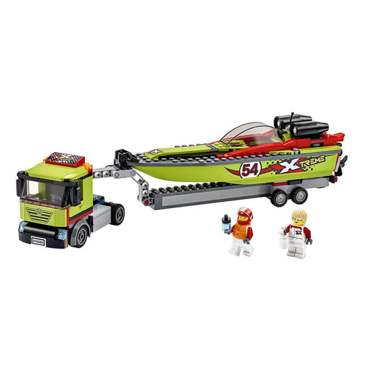 Bloques LEGO® Race Boat Transporter