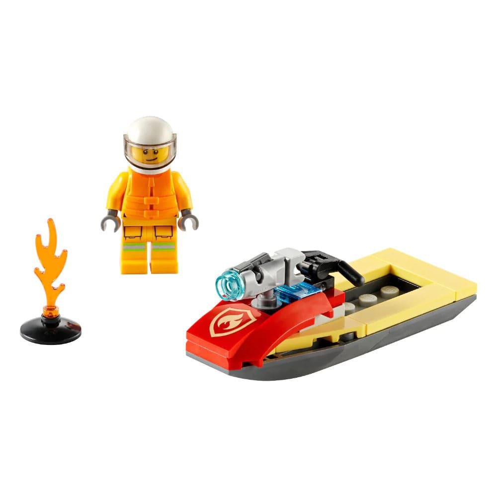 Bloques Lego Rescate Moto Acuática de Bomberos