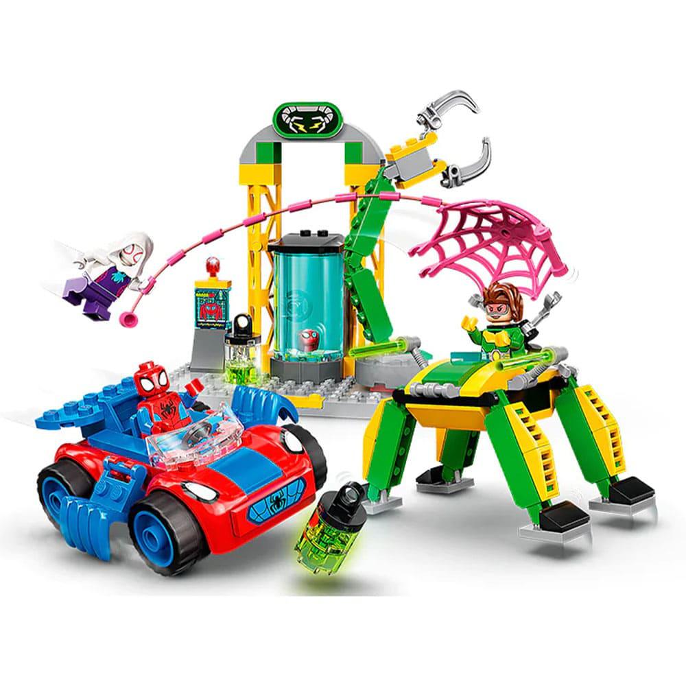 Bloques Lego Spider-Man en el Laboratorio de Doc Ock