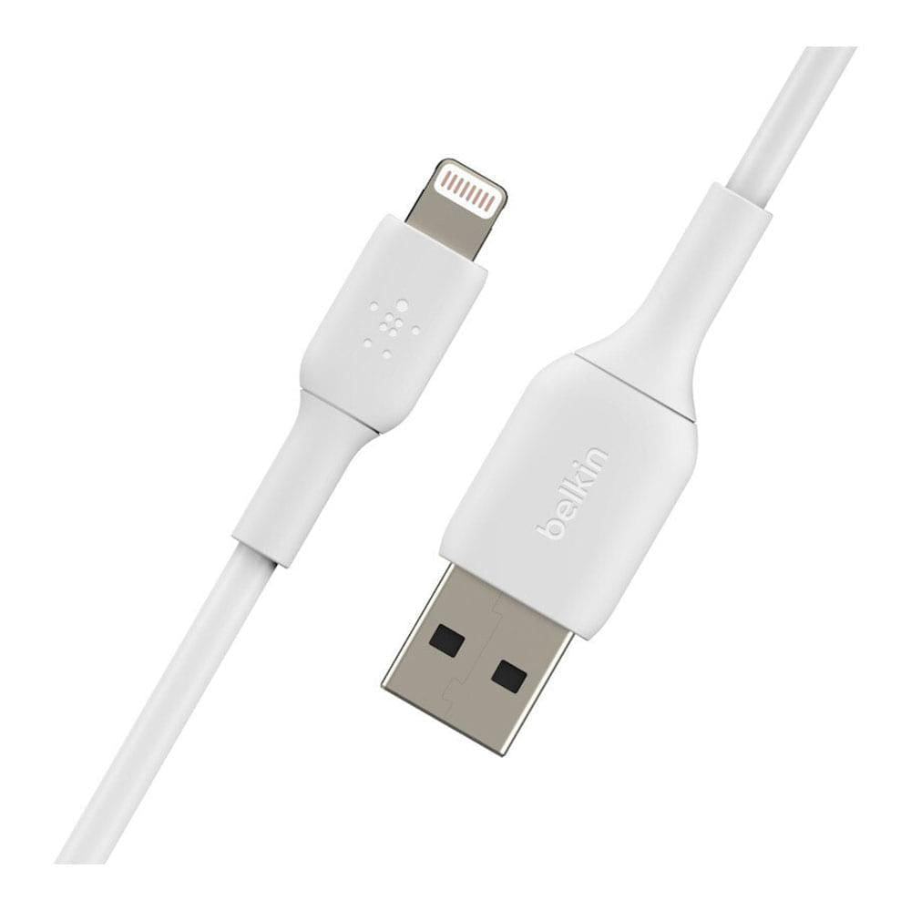 Cable Belkin BoostCharge USB-A a Lightning 1m Blanco