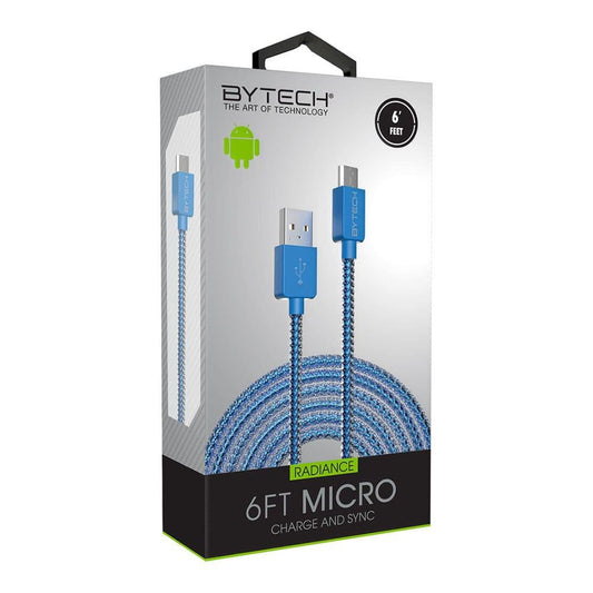 Cable Para Cargar Android ByTech de 6 Pies - Surtido
