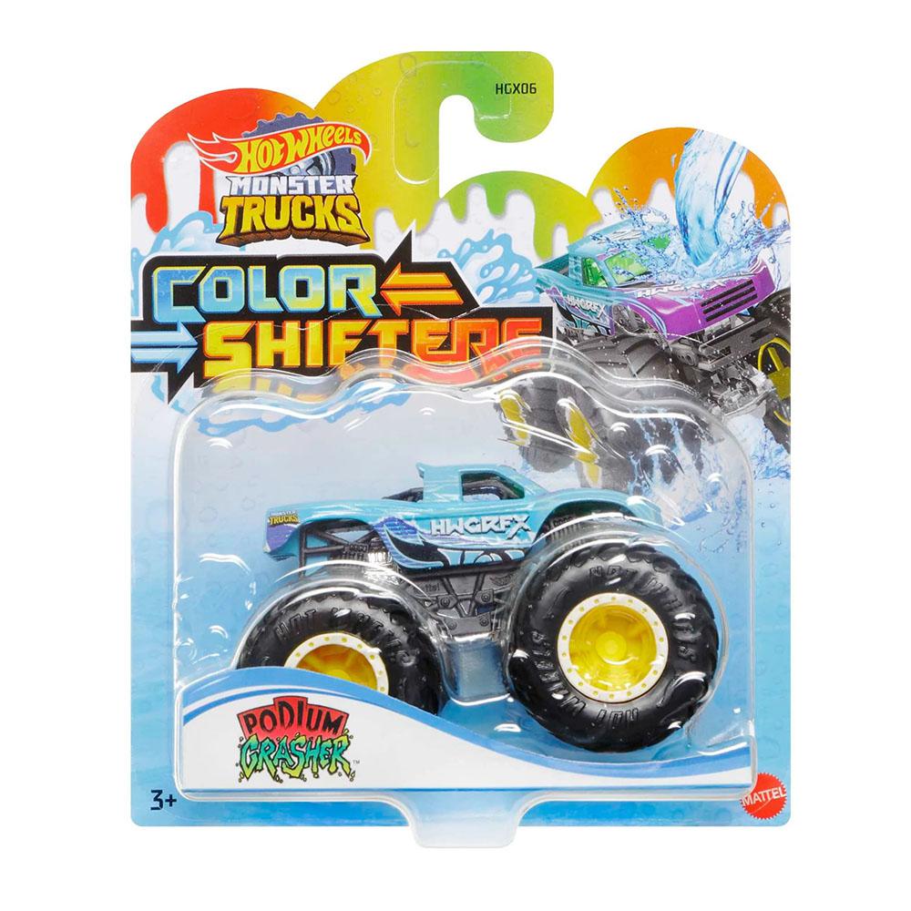 Camión Monstruo Hot Wheels 1:64 Cambio de Color - Surtido