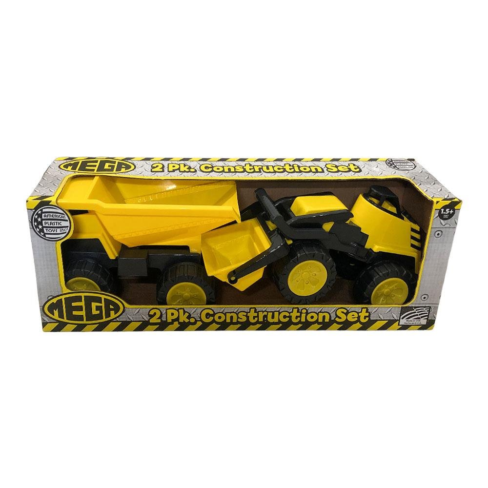 Camiones de Construcción American Plastic 2 Piezas