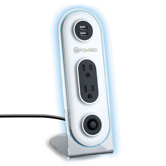 Cargador Con Luz Bytech de 4 Puertos