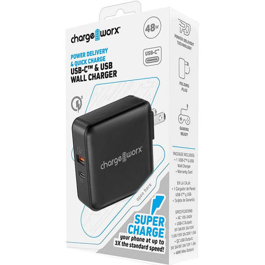 Cargador Usb Pared Black