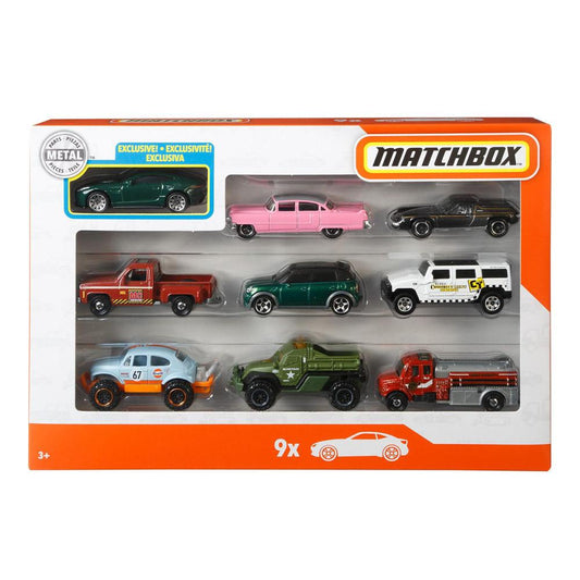 Carritos Match Box 9 Piezas - Surtido
