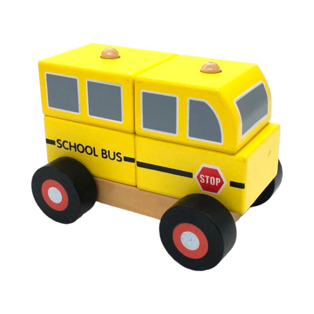 Carro de Madera Bus Escolar Toysters