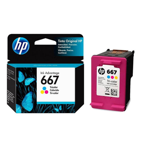 Cartucho de Tinta HP 667 Tri-Color Original