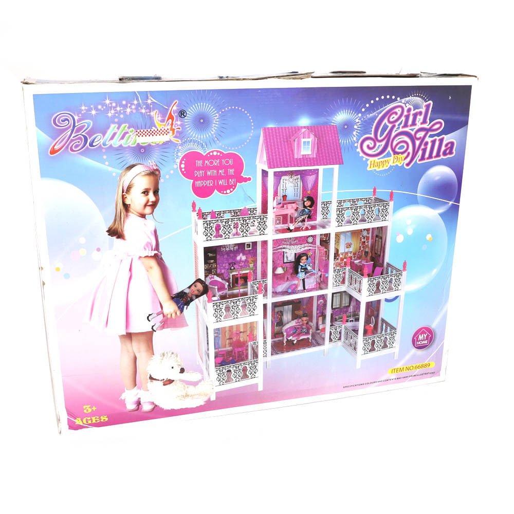 Casa de Muñeca Star Toys Girl Villa 112 x 76 x 136.5 cm
