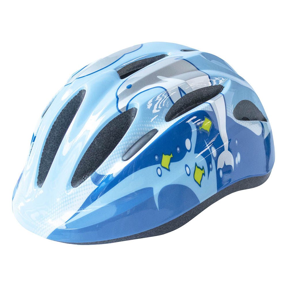 Casco GF kid Celeste Delfín Talla M