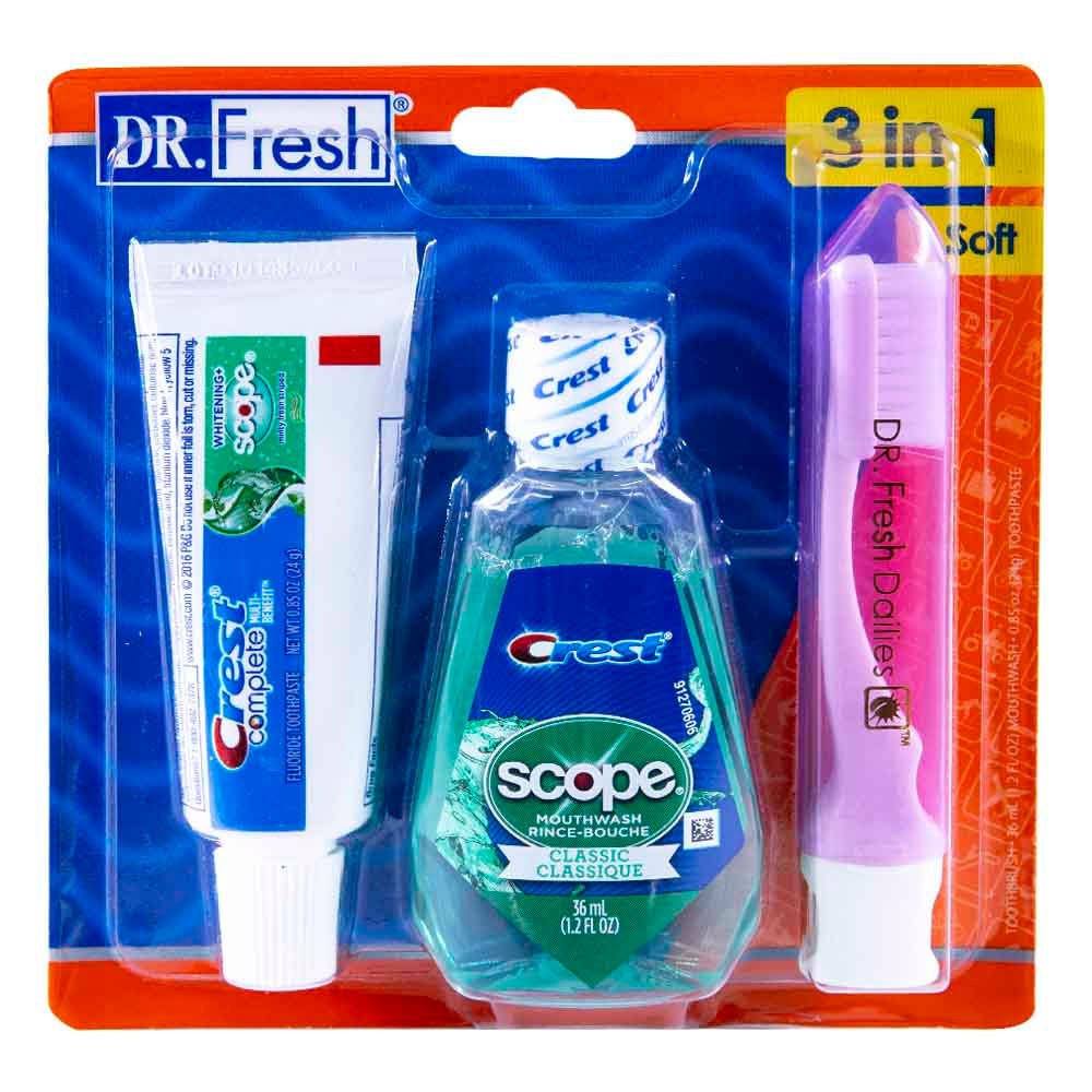 Cepillo De Dientes Kit Viajero Dr Fresh