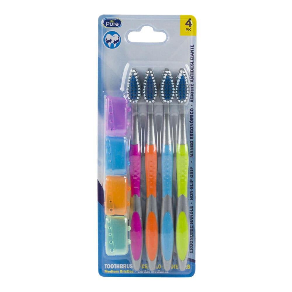 Cepillo Dental All Pure 4 Piezas