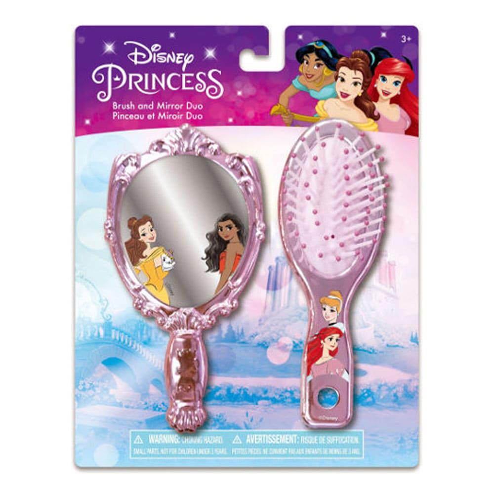 Cepillo y Espejo Princess de Niña 2 Piezas