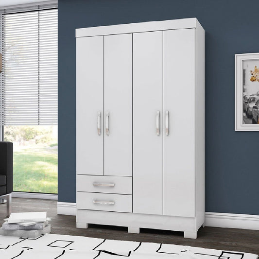 Closet Henn 4 Puertas 2 Gavetas