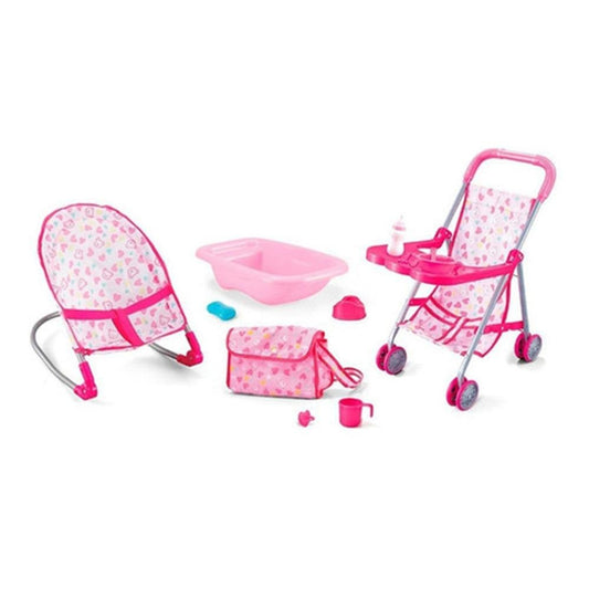 Coches Playhouse Para muñecos Con Accesorios 13 en 1