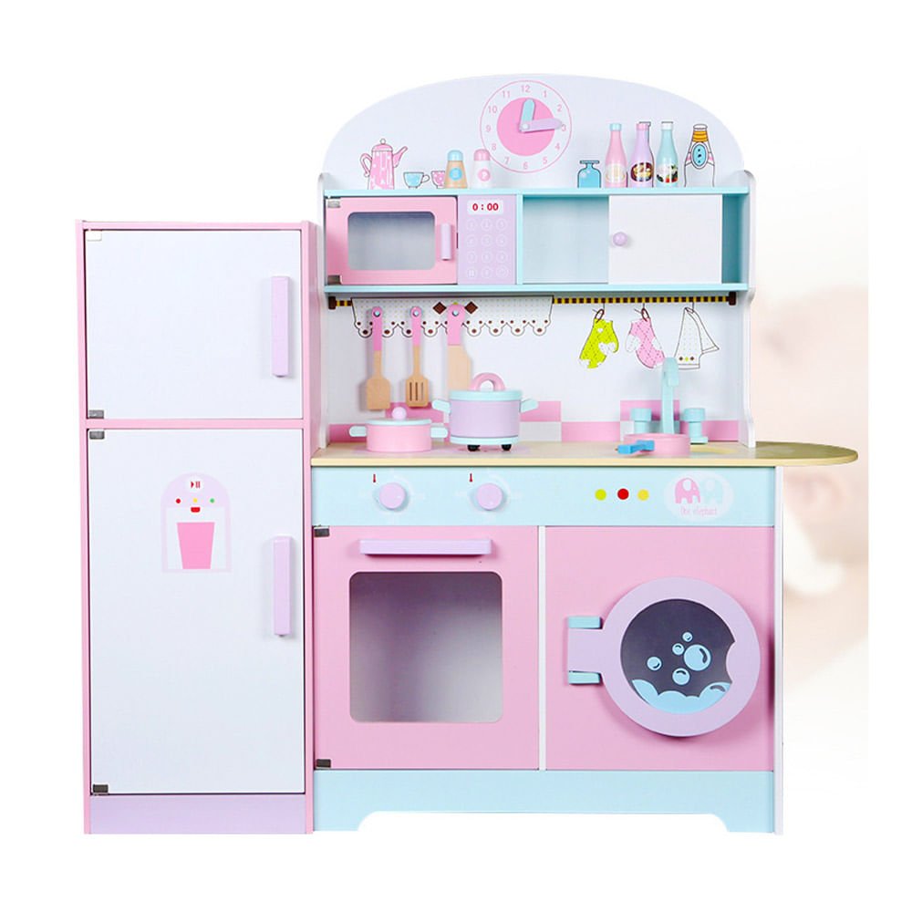 Cocina de Madera Star Toys Con Nevera 96 cm x 90 cm x 31 cm