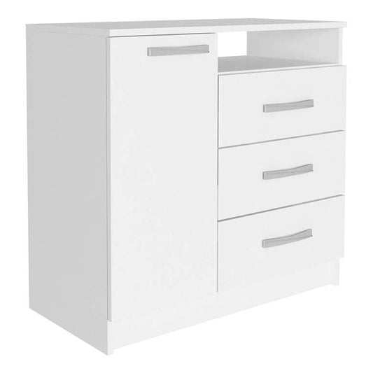 Cómoda Fellicci Blanco 3 Gavetas 1 Puerta