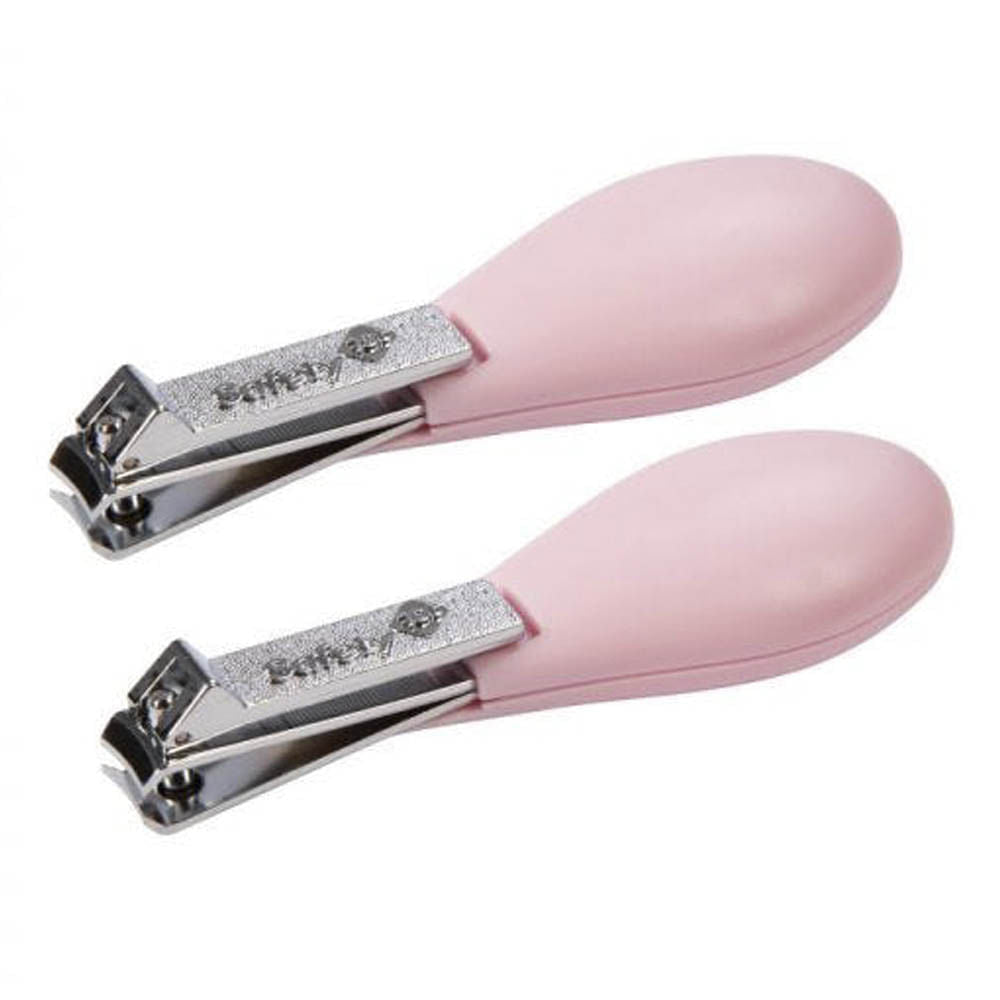 Cortauñas Safety First Para Bebé Rosado 2 Piezas