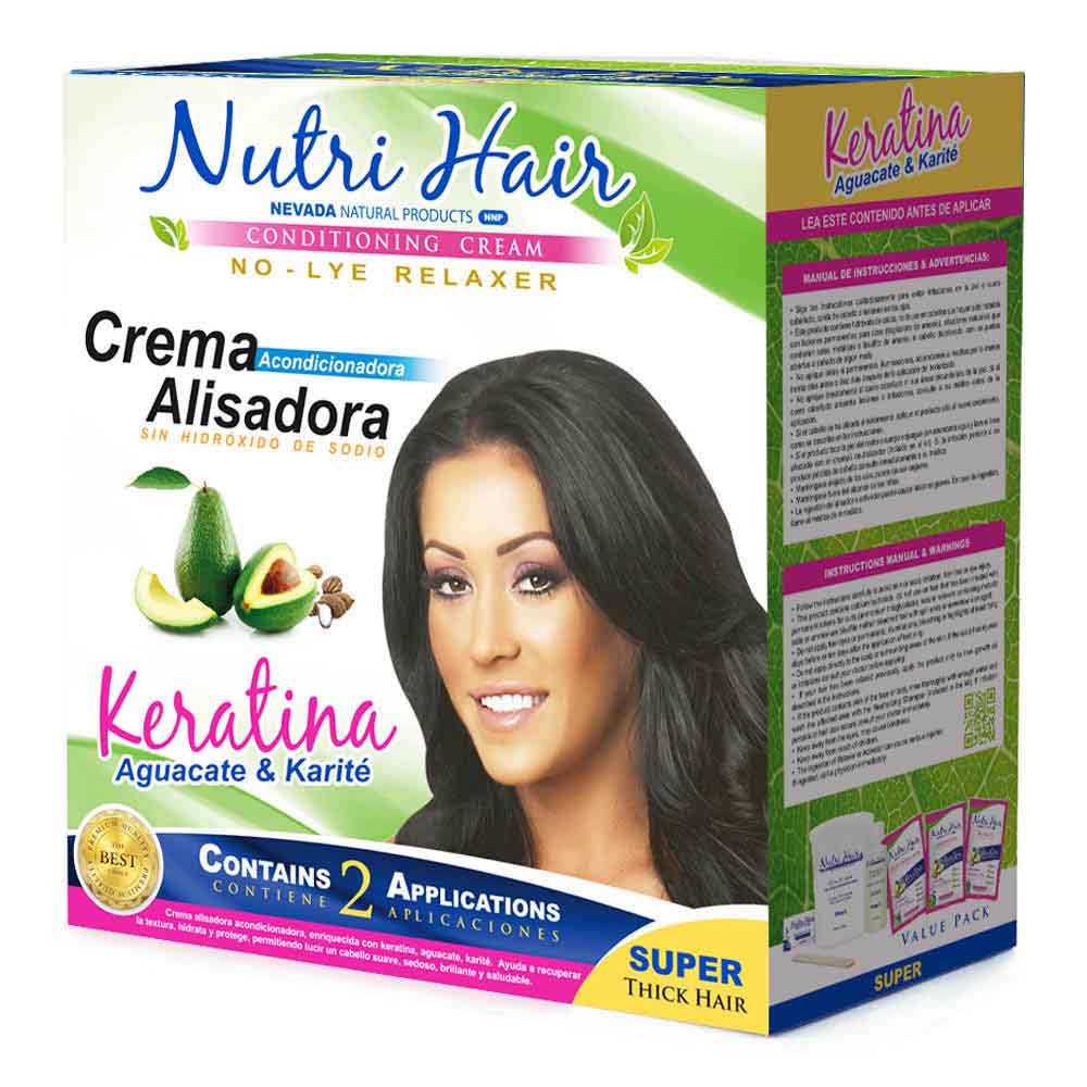 Crema Alisadora Super Keratina 2 Piezas
