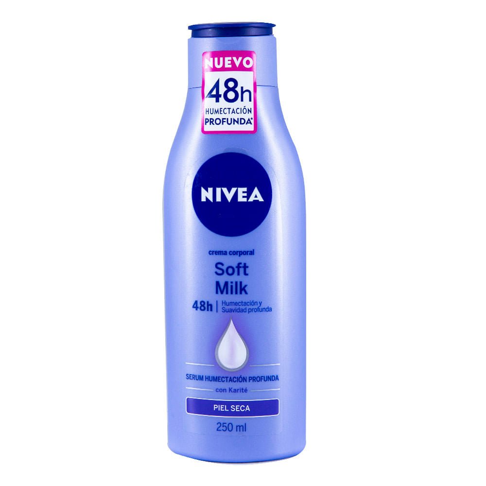 Crema Corporal Nivea Soft Milk 250 ml