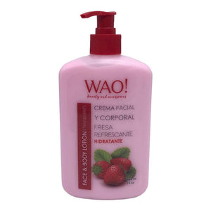 Crema Para el Cuerpo Wao Con Fresa