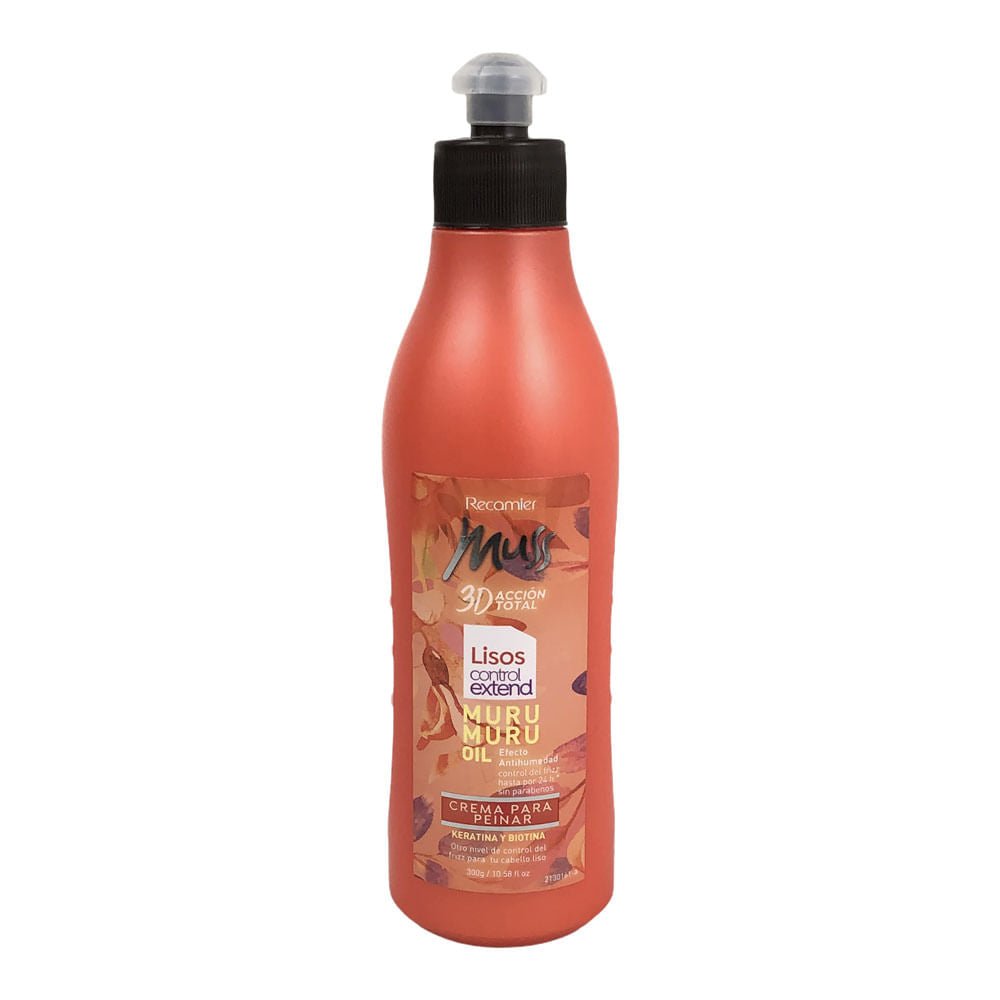 Crema Para Peinar Muss 3D Acción Total 300 ml