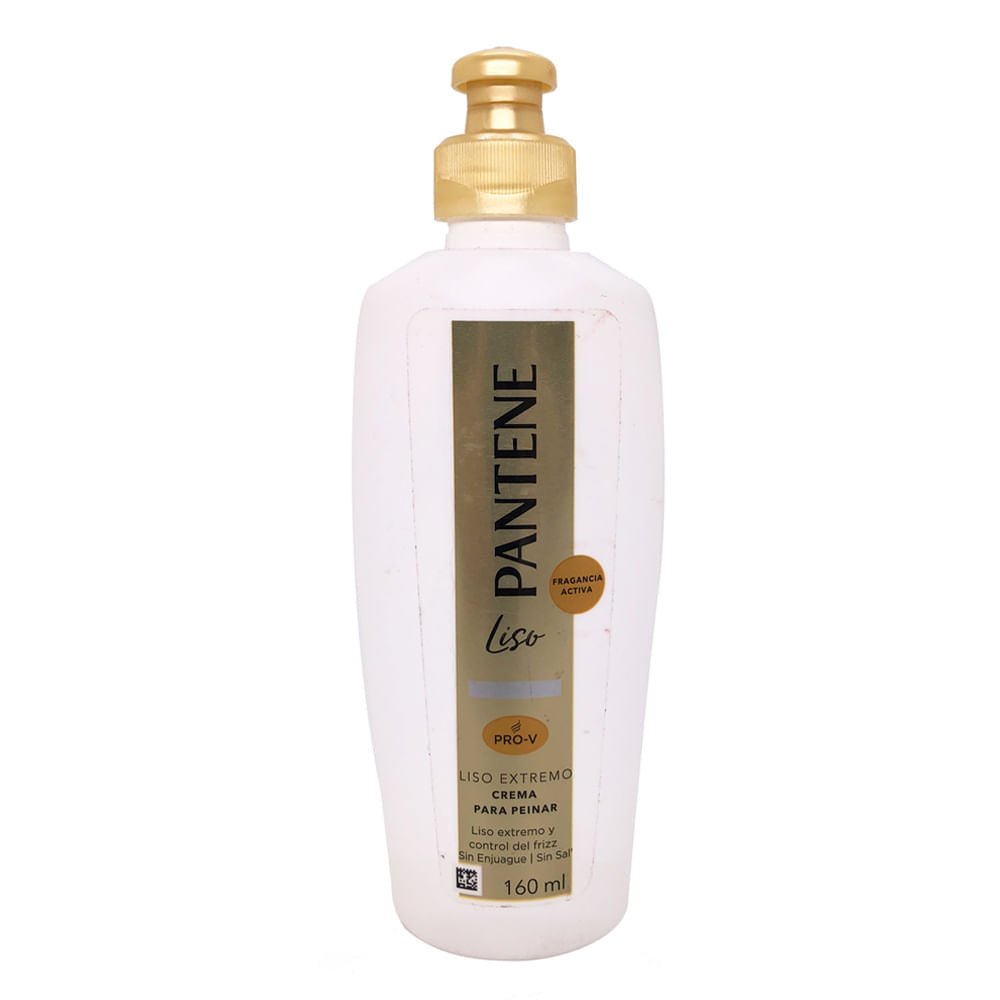 Crema Para Peinar Pantene Liso Extremo 160 ml