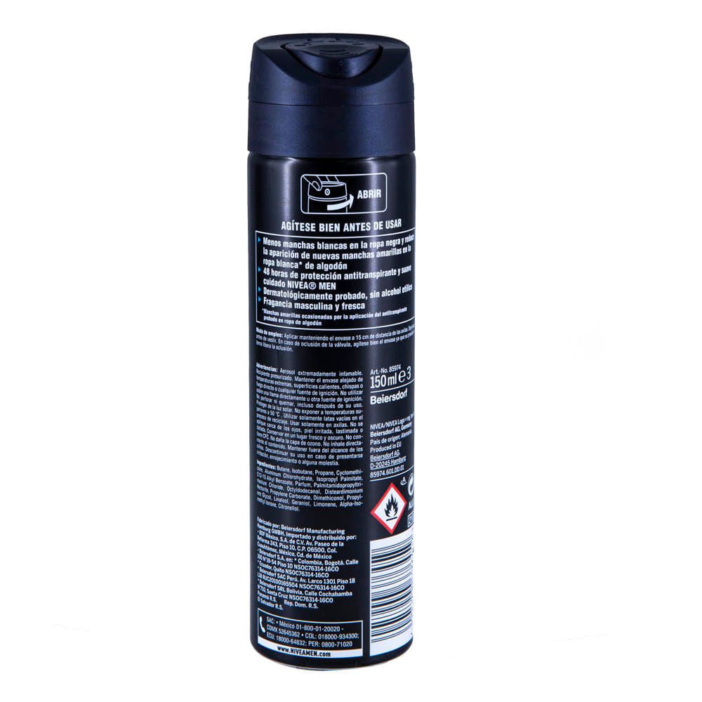 Desodorante Nivea Spray Invisible Fresh 150 ml