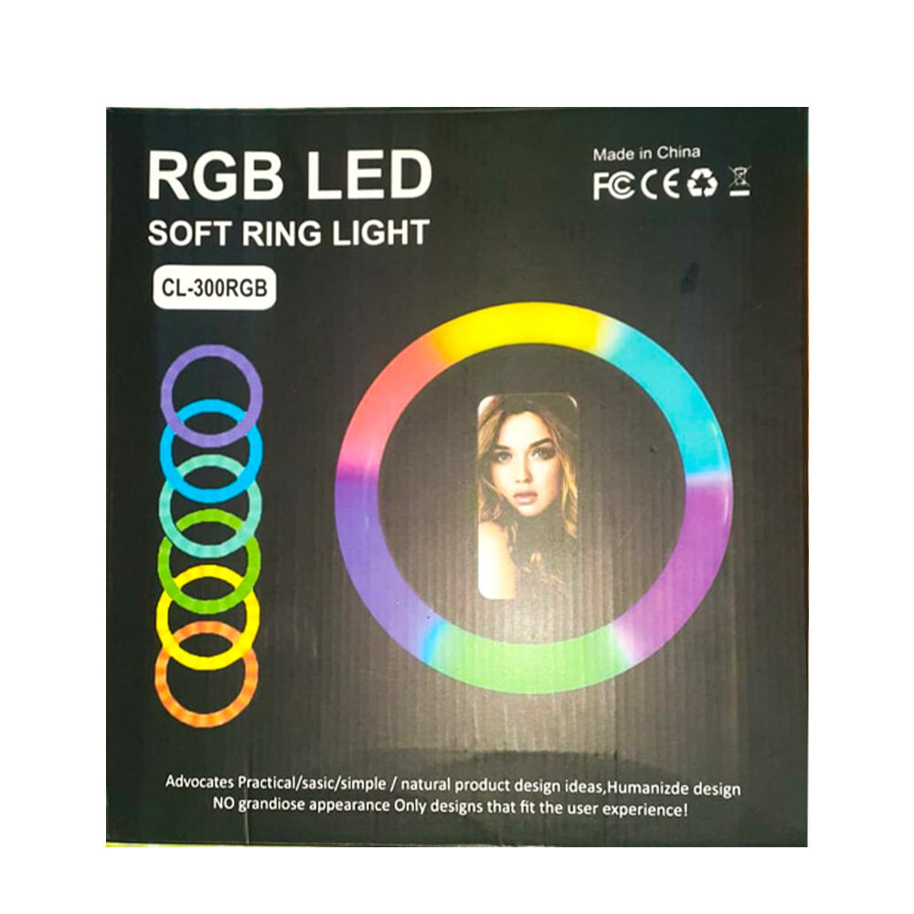 Aro de Luz de Colores Home Con Tripode de 10"