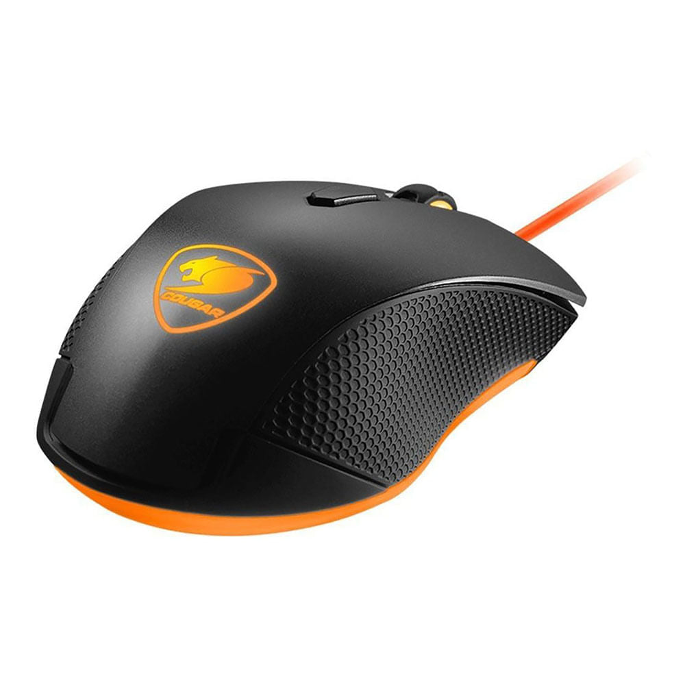 Mouse Con Cable USB Gamer Cougar Minos X2 Negro LED Naranja