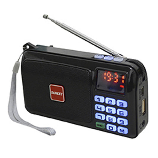 Radio Portátil de Bolsillo Sankey Con USB