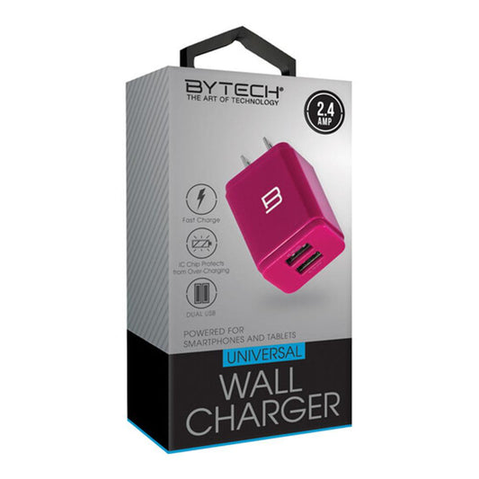 Cargador de Pared USB Bytech Doble Tipo A - Surtido