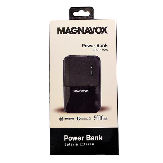 Batería Portátil Magnavox de 5000MAH Negra