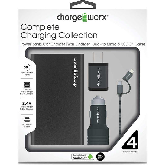 Bateria Portatil Chargeworx Set 4Pza