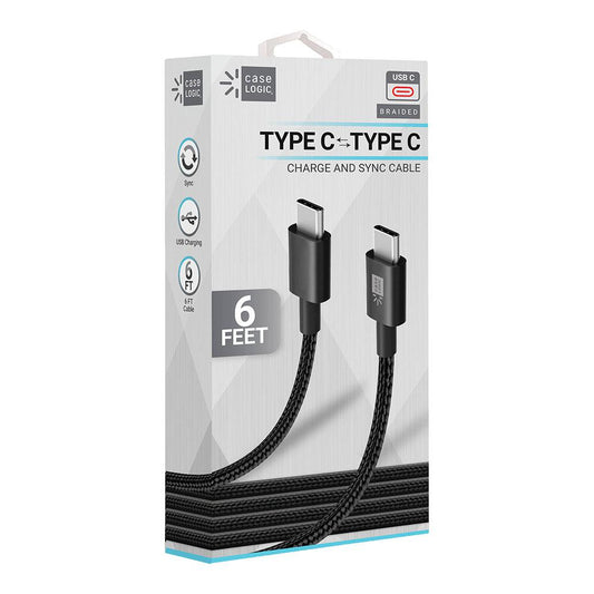 Cable Cargador By Tech Tipo C 6Ft Negro