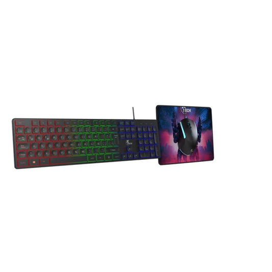 Teclado Mouse Y Mouse Pad Xtech Gaming
