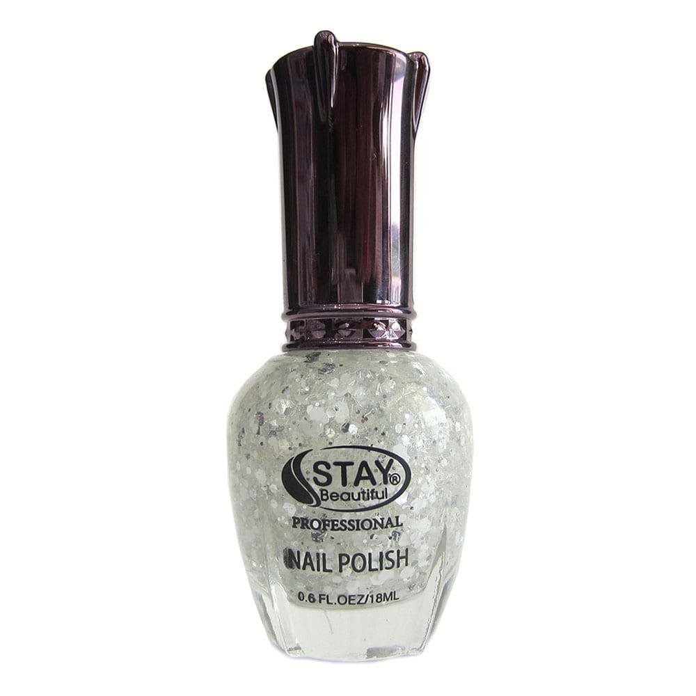 Esmalte Escarchado Stay Beautiful Silver Mist 16 ml