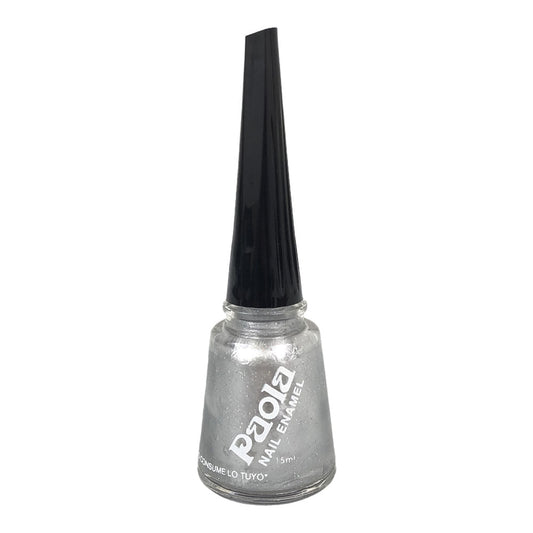 Esmalte Para Uñas Paola Plateado 15 ml