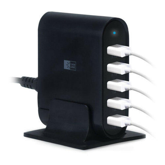 Estación de Carga USB Bytech de Cinco Puertos 7.1A