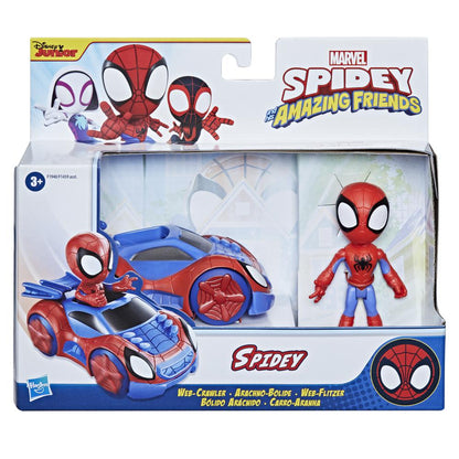 Figura Spidey Amazing Friend Con Vehiculo - Surtido