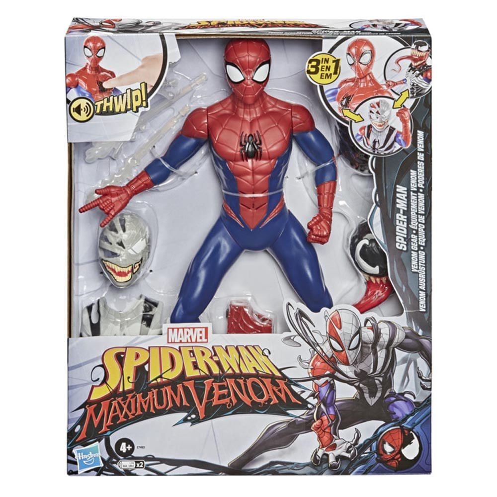 Figuras de Accion Spiderman Maximun Venom 3 en 1