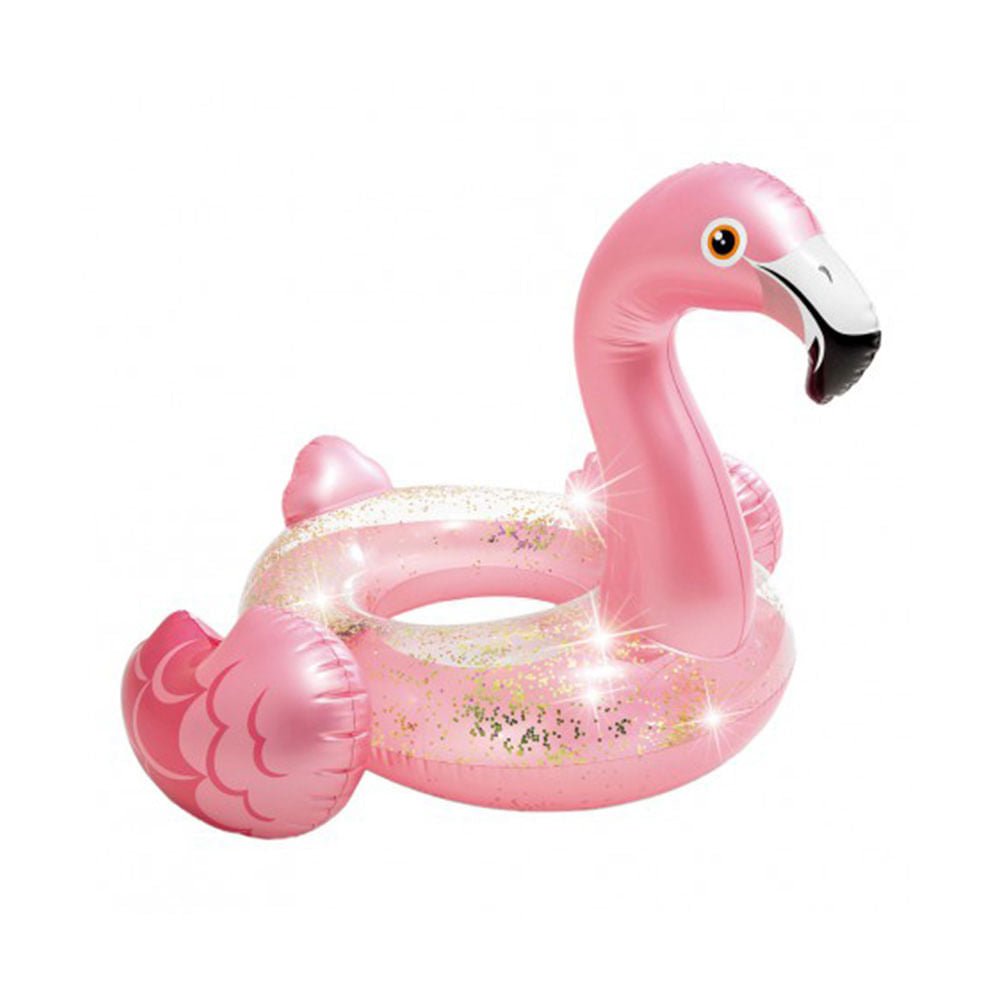 Flotador Flamingo Intex Glitter 28" x 35" x 39"
