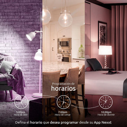 Bombilla Led Inteligente Nexxt Solutions Con Wifi 2PK