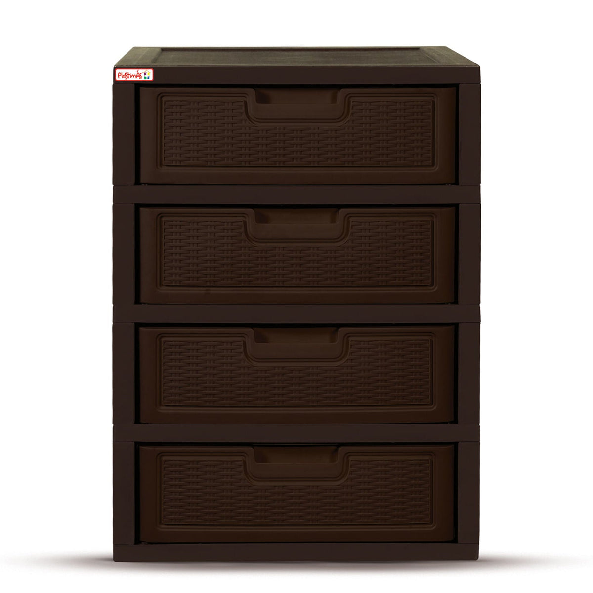 Gavetero Jumbo Premium-Rattan Plastimas de 4 Niveles 4 Gavetas