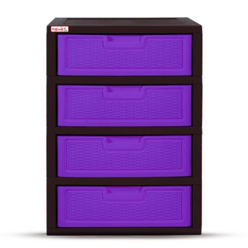 Gavetero Jumbo Premium-Rattan Plastimas de 4 Niveles 4 Gavetas